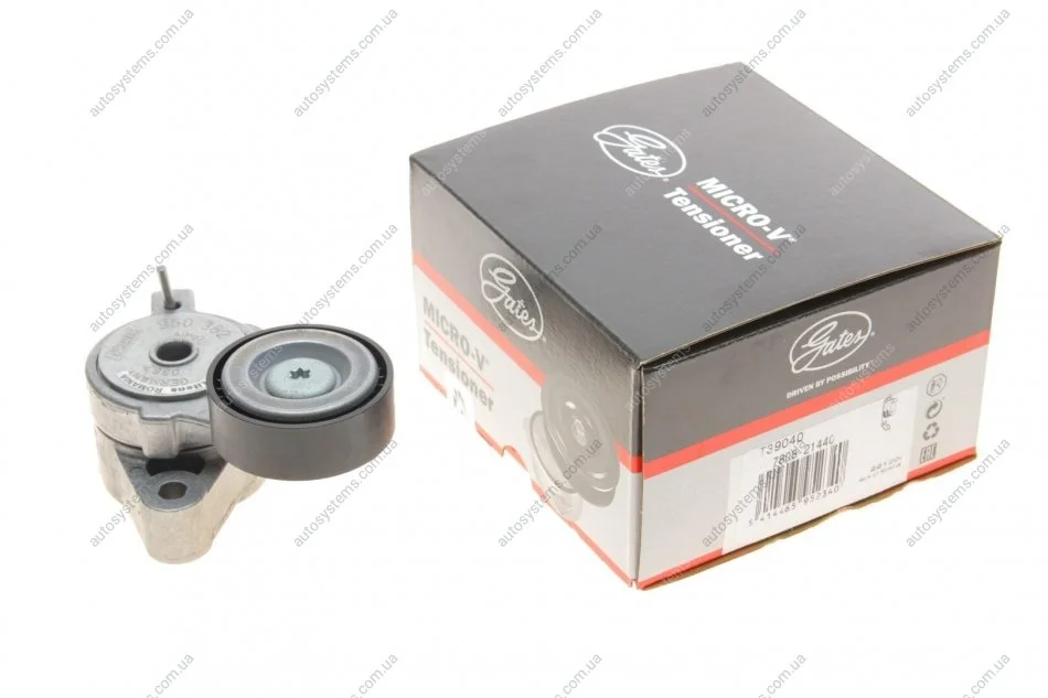 Натяжник ременя генератора VW Golf V 1.4 TSI 05-09 (58x20) Gates T39040 (фото 1)