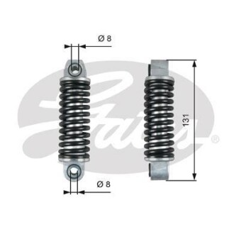 Амортизатор натяжителя ремня Gates T39151