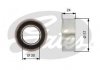 Ролик ГРМ Fiat Doblo 1.2 01- (натяжний) (57x24) Gates T41121 (фото 2)