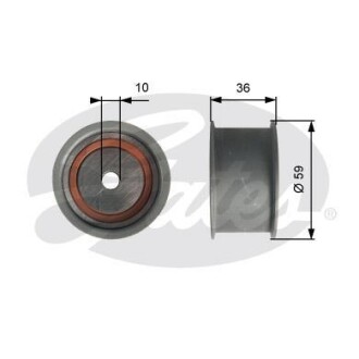 Ролик ремня ГРМ Gates T41227