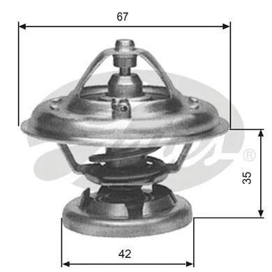 Термостат Gates TH12680G1 (фото 1)
