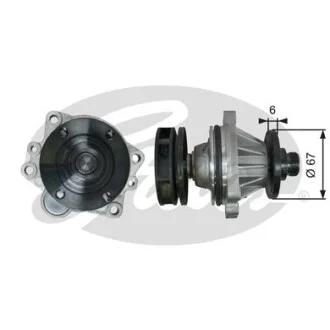 Помпа водяная Gates WP0141