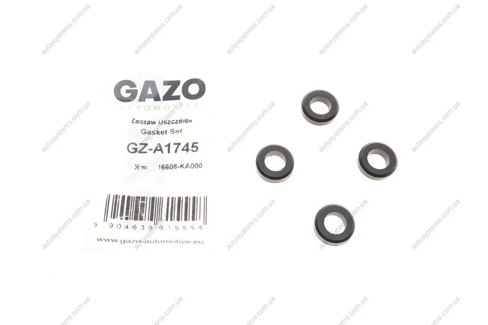 Сальник форсунки Toyota Avensis 1.6/2.0 97-/Camry 2.0-3.3 91- (к-кт 4шт) GAZO GZ-A1745 (фото 1)