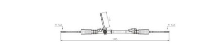 Рулевая рейка без ГУР GENERAL RICAMBI FO4020