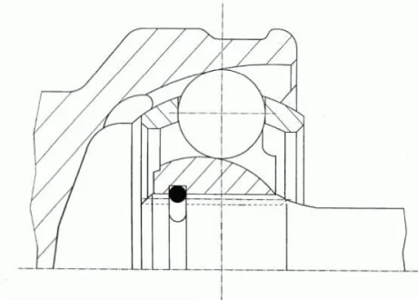 Шарнир равных угловых скоростей (ШРУС) GKN (Lobro) 302989