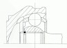 Шарнир равных угловых скоростей (ШРУС) GKN (Lobro) 303408 (фото 2)