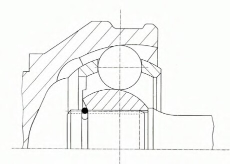 Шарнир равных угловых скоростей (ШРУС) GKN (Lobro) 303434