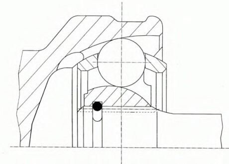 Шарнир равных угловых скоростей (ШРУС) GKN (Lobro) 303861