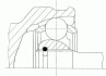 Шарнир равных угловых скоростей (ШРУС) GKN (Lobro) 304304 (фото 2)
