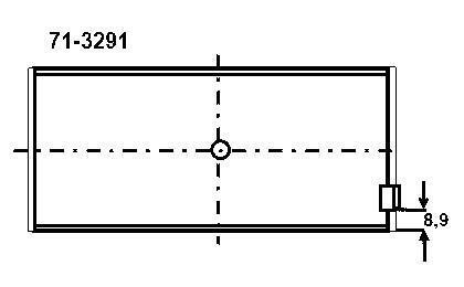 Подшипник Glyco 71-3291 (фото 1)