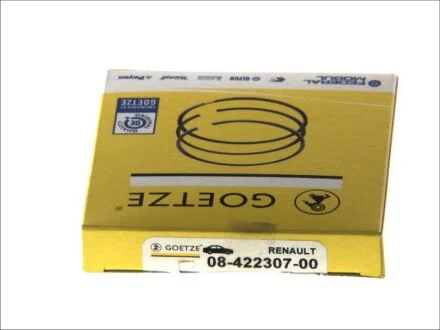 Кольца поршневые на 1 цилиндр, комплект, 0,50мм GOETZE 08-422307-00