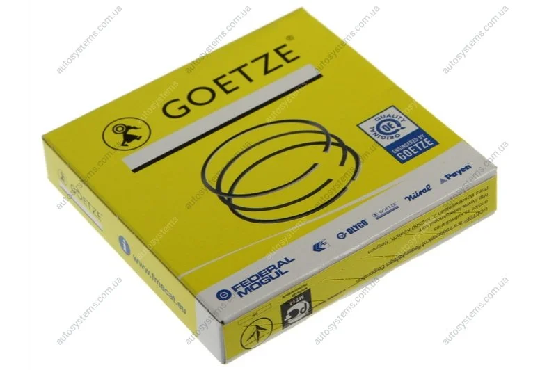 Кольца поршневые, комплект GOETZE 08-423400-00 (фото 1)