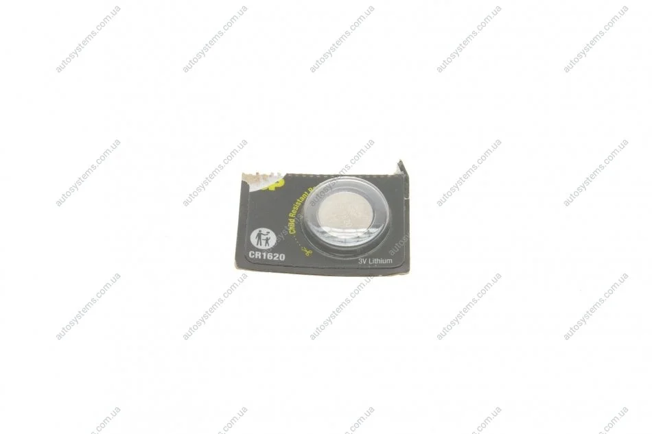 Батарейка Lithium CR1620-7U5 (3V) (1шт) GP 4891199063886 (фото 1)