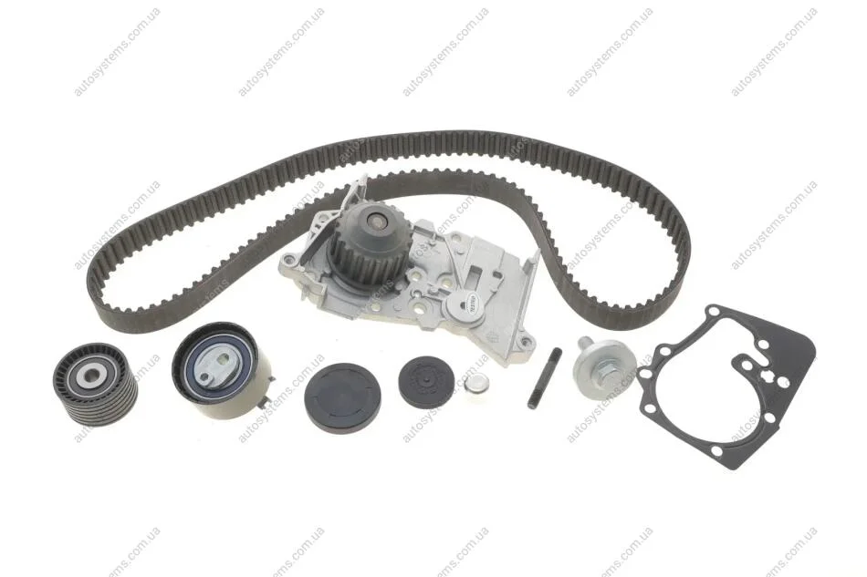 Комплект ГРМ + помпа Renault Clio III/Laguna III/Megane III/ Scenic III 1.6 16V 05- (27x132z) (PA724A) GRAF KP724-2 (фото 1)