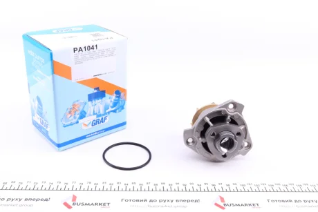 Помпа води Audi A3/Q7/VW Golf/Passat/Touareg/T4/T5/Porsche 2.8 V6/3.0/3.2 V6/3.6FSI 00- (R/B)(7 лоп) GRAF PA1041