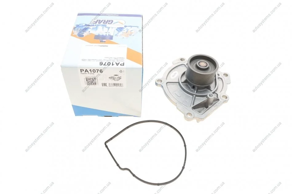 Помпа води Jeep Cherokee/Wrangler 2.8 CRD 07-/Chrysler Voyager 2.8 CRD 07- (R/B) (7 лоп.) GRAF PA1076 (фото 1)