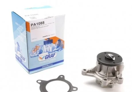 Помпа води Hyundai Accent/i20/i30/Kia Cee\'d/Carens/Cerato/Soul 1.4/1.6/1.6CVVT 07- (R/B) (6 лоп) GRAF PA1088