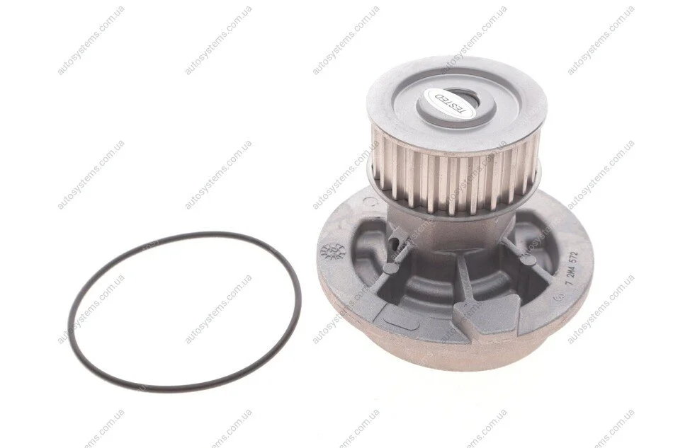 Помпа води Opel Astra F/G/Vectra A/B/Kadett E 1.7D/TD/1.8i 16V/2.0i 16V 88-00 (25z) (B/B) (8 лоп.) GRAF PA572 (фото 1)