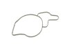 Помпа води MB C-class (W202/S202/W203/S203)/E-class (W210/S210) 2.2/2.7CDI 97-09 (B/B) (6 лоп) GRAF PA752 (фото 8)