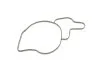 Помпа води MB C-class (W202/S202/W203/S203)/E-class (W210/S210) 2.2/2.7CDI 97-09 (B/B) (6 лоп) GRAF PA752 (фото 8)