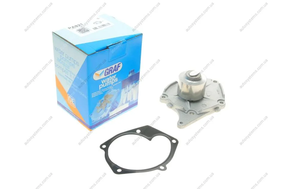 Помпа води Renault Kangoo/Megane/Scenic/Clio/Nissan Almera/Kubistar/Micra 1.5dCi 01- (B/B) (10 лоп) GRAF PA821 (фото 1)
