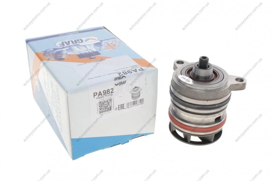 Помпа води VW T5/Multivan V/Touareg 2.5TDI/R5 TDI 03-10 (B/B) (7 лоп) GRAF PA982 (фото 1)