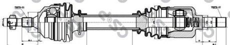 Вал приводной GSP 210268