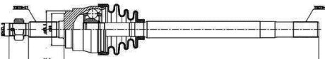 Вал приводной GSP 216012