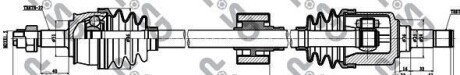 Вал приводной GSP 217033