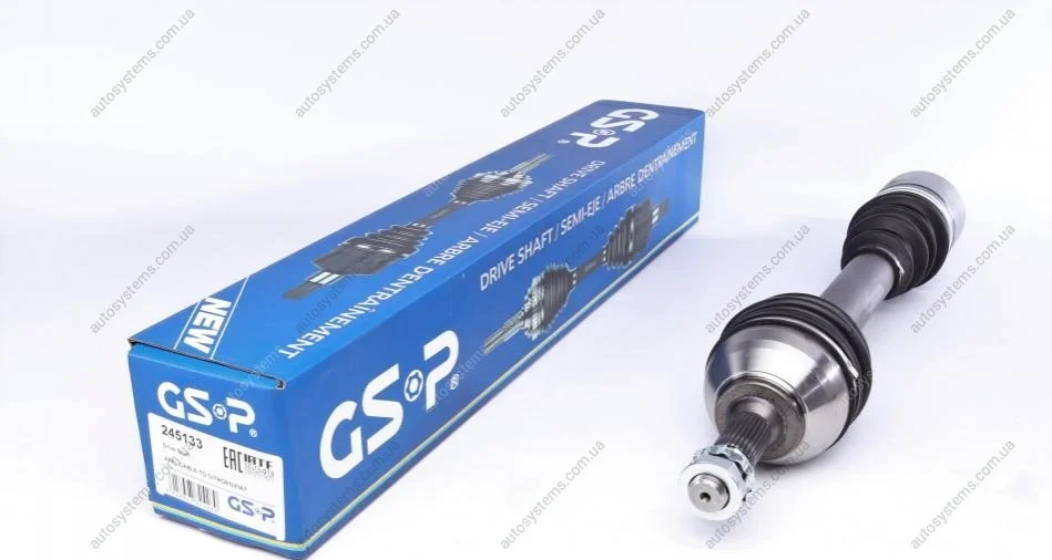 Піввісь Fiat Scudo/Peugeot Expert 2.0D/HDi 07- (L) (28x37x653) GSP 245133 (фото 1)