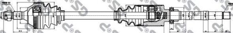 Вал приводной GSP 245156