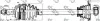 Піввісь Renault Master 2.5DCI 03-06 (L) (28x663x51T) (+ABS) d=37.1 GSP 250166 (фото 4)