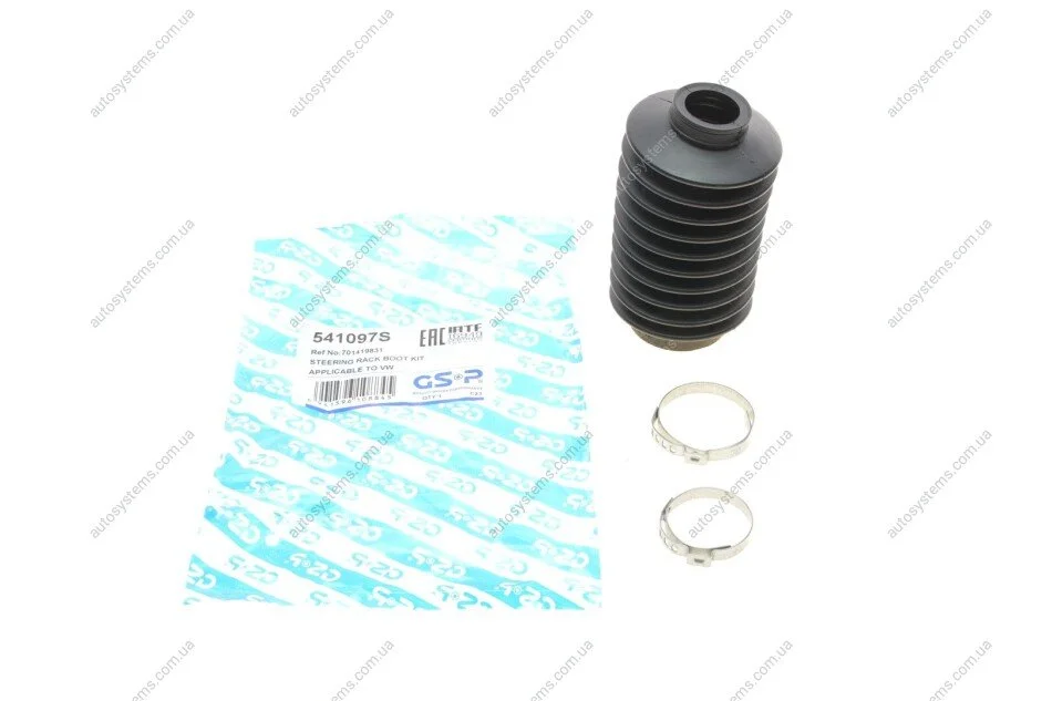 Пильник рейки рульової VW T4 91- GSP 541097S (фото 1)