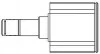 ШРКШ (внутрішній) Citroen Jumper/Fiat Ducato/Peugeot Boxer 2.2D 06- (R) (41x27x505) GSP 610038 (фото 10)