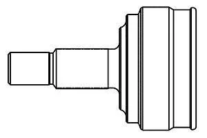 ШРКШ (зовнішній) Renault Megane II/Scenic II 1.9dCi/2.0 02-(33x25x149.5)(к-кт) GSP 899213