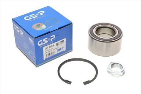 Підшипник маточини (передньої) Citroen C4/C5/C6 05-/Peugeot 407/607/308/508 04-(+ABS) (45x83x44) GSP GK3683