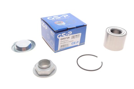 Підшипник маточини (задньої) Citroen C3/C4/Peugeot 208 1.0-1.6D 09- (25x52x42) GSP GK6726