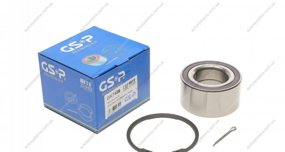 Підшипник маточини (передньої) Peugeot 4007/4008/Mitsubishi ASX/Outlander (43x80x40) (+ABS) GSP GK7408 (фото 1)