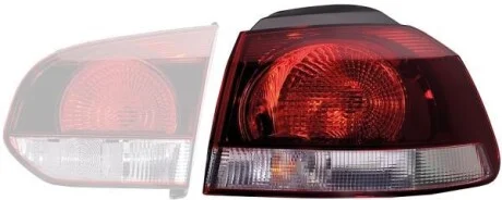 Фонарь задний внешний левый HELLA 2SD 009 922-131