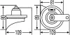 Сигнал звуковой HELLA 3FG 007 424-001 (фото 2)