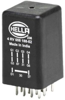 Реле свечей накала HELLA 4RV 008 188-521