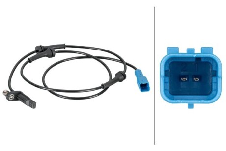 Датчик АБС (ABS) HELLA 6PU 012 806-701