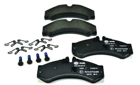Тормозные колодки дисковые, комплект HELLA 8DB 355 005-391