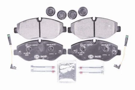 Тормозные колодки дисковые, комплект HELLA 8DB 355 005-521