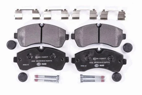 Тормозные колодки дисковые, комплект HELLA 8DB 355 005-531