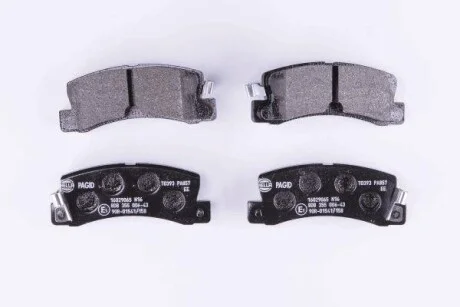 Тормозные колодки дисковые, комплект HELLA 8DB 355 006-431