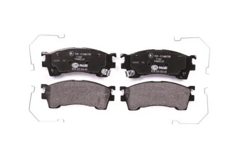 Тормозные колодки дисковые, комплект HELLA 8DB 355 006-621