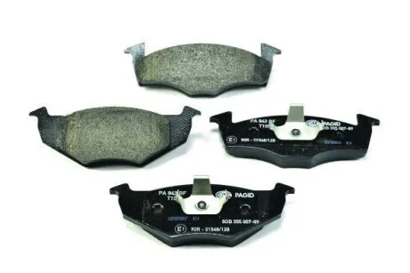 Тормозные колодки дисковые, комплект HELLA 8DB 355 007-891