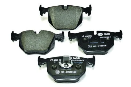 Колодки гальмівні дискові комплект задні HELLA 8DB 355 008-091