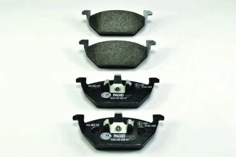 Тормозные колодки дисковые, комплект HELLA 8DB 355 008-591